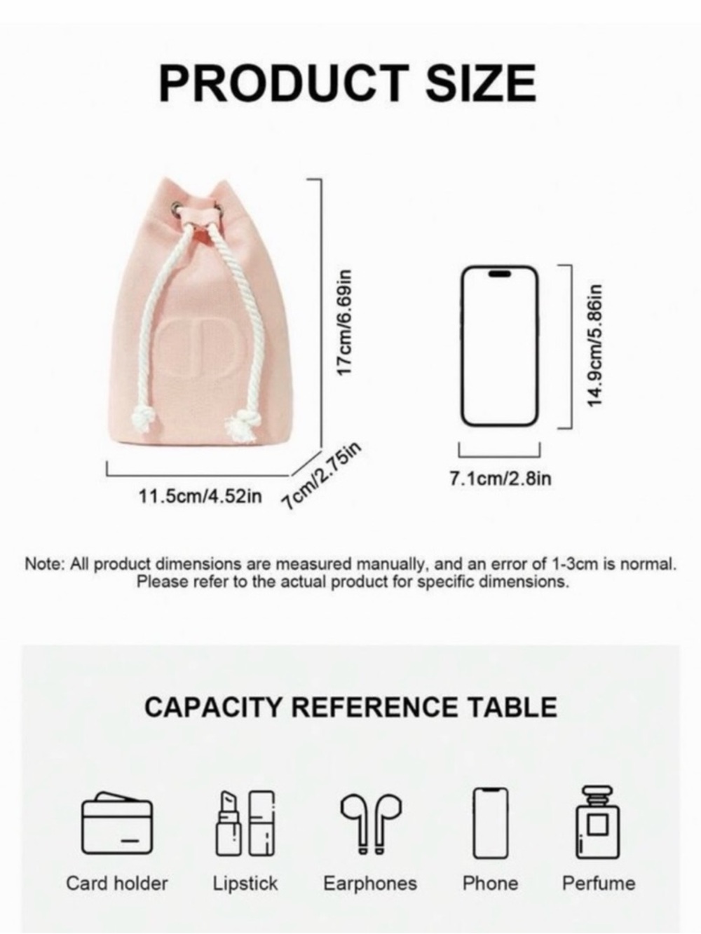 Dior Drawstring makeup Pouch. Or whatever you want to use it for - Picture 4 of 14